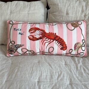 Nathalie Lete Lobster Pince Moi Pillow • Exclusively for Anthropologie